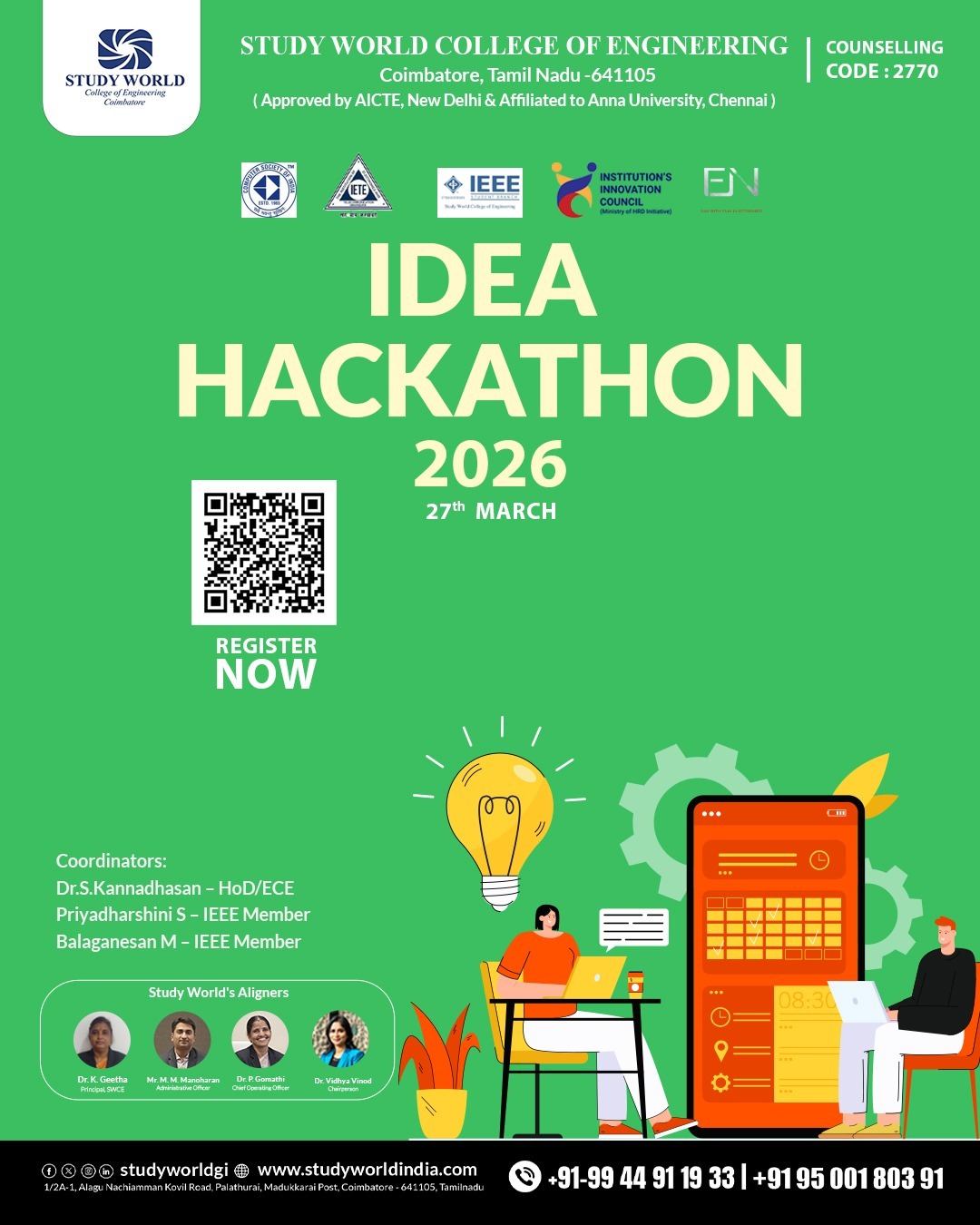 IEEE Idea Hackathon 2026 Hackathon Poster 